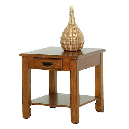 Casual 1 Drawer End Table